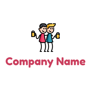 Friends logo on a White background - Alimentos & Bebidas