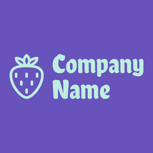 Strawberry logo on a Blue Marguerite background - Environnement & Écologie