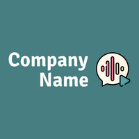 Voice message app logo on a Paradiso background - Communications