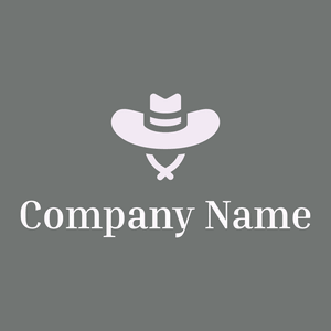 Hat logo on a Sirocco background - Abstracto