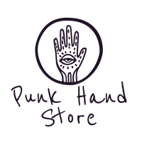 Hand logo with tattoos in a circle - Vendas