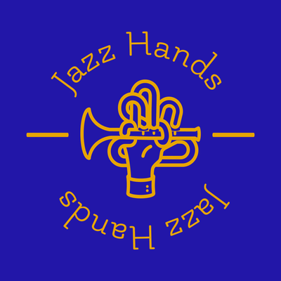 Logo manos jazz - Arte & Entretenimiento Logotipo
