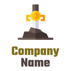Sword logo on a White background