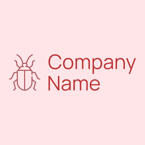 Insects logo on a Misty Rose background - Animali & Cuccioli