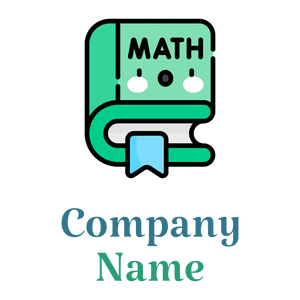 Math book logo on a White background - Istruzione