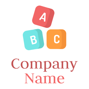 Yellow Orange Abc on a White background - Educação