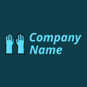 Gloves logo on a Cyprus background - Limpieza & Mantenimiento