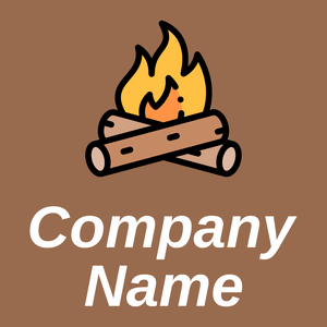 Bonfire logo on a Dark Tan background - Giochi & Divertimento