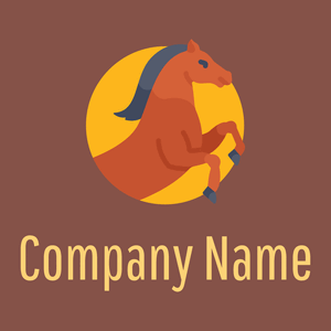 Horse on a Lotus background - Animales & Animales de compañía