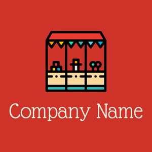 Fair logo on a Persian Red background - Entretenimento & Artes