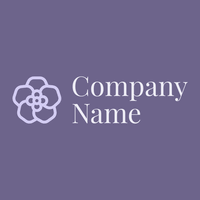 African violet logo on a Kimberly background - Milieu & Ecologie