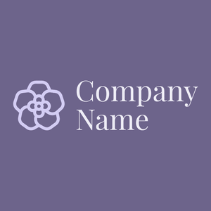 African violet logo on a Kimberly background - Medio ambiente & Ecología