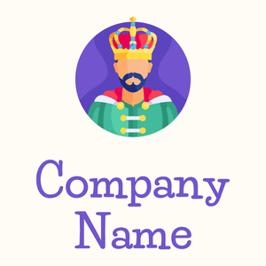 King logo on a Floral White background - Politica