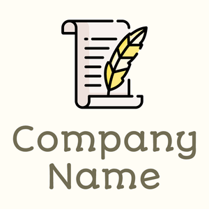 Poem logo on a Floral White background - Domaine des communications