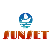 Logo Sunset - Viajes & Hoteles Logotipo