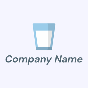 Milk logo on a Ghost White background - Agricultura