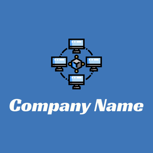Nodes logo on a Curious Blue background - Business & Consulting