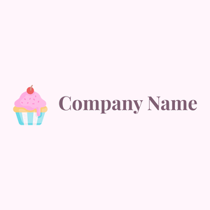 Cotton Candy Cupcake on a Lavender Blush background - Food & Drink