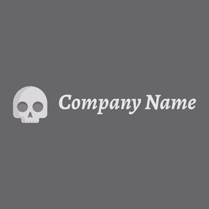 Skull logo on a Scarpa Flow background - Abstracto