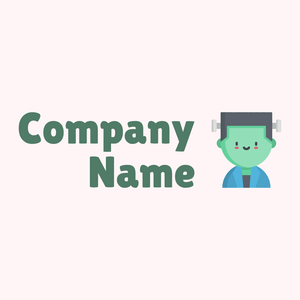 Frankenstein logo on a Lavender Blush background - Entretenimento & Artes
