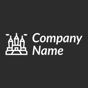 Haunted house logo on a Nero background - Arquitetura