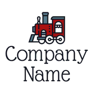 Red train logo - Automobile & Véhicule
