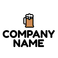 Logo pinta de cerveza - Alimentos & Bebidas Logotipo