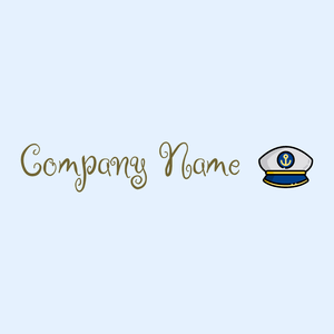 Captain logo on a Alice Blue background - Dieren/huisdieren