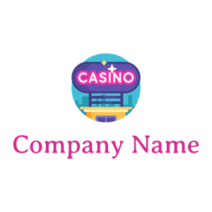 Medium Turquoise Casino on a White background - Domaine de l'architechture