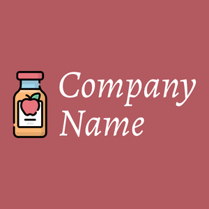 Juice logo on a Blush background - Alimentos & Bebidas