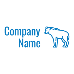 Hyena logo on a White background - Animales & Animales de compañía
