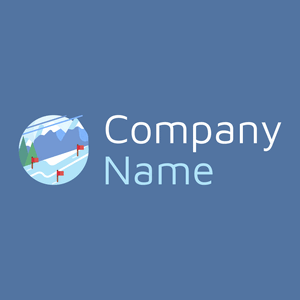 Ski resort logo on a San Marino background - Kleinhandel