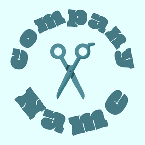 Scissors on a Light Cyan background - Mode & Beauté