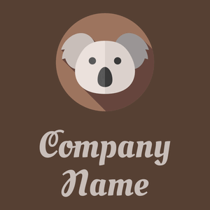 Koala logo on a Brown Derby background - Animaux & Animaux de compagnie