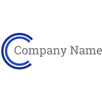 Corporate logo with letter C in blue - Empresa & Consultantes