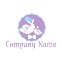 2554 - Animales & Animales de compañía Logotipo