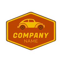 Logotipo coche amarillo - Automobiles & Vehículos Logotipo