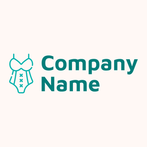 Lingerie logo on a pale background - Abstrakt