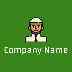 Muslim logo on a Forest Green background - Comunidad & Sin fines de lucro