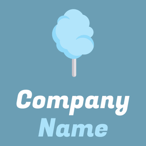Columbia Blue Cotton candy on a Fountain Blue background - Kinderen & Kinderopvang