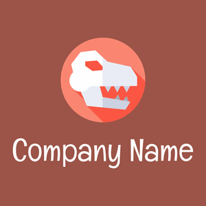 Dinosaur logo on a Crail background - Animales & Animales de compañía