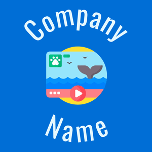 Animals logo on a Navy Blue background - Entertainment & Kunst