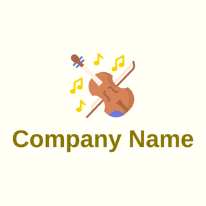 Music logo on a Ivory background - Arte & Entretenimiento