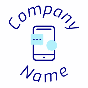 Chat logo on a White background - Communications