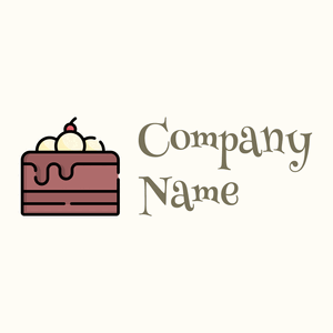 Cake on a Floral White background - Comida & Bebida