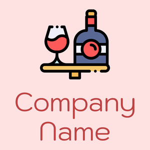 Cognac on a Misty Rose background - Alimentos & Bebidas