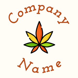 Cannabis logo on a Floral White background - Seguridad