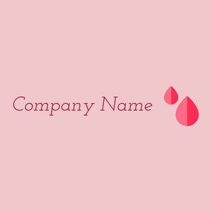 Menstruation logo on a Chantilly background - Medisch & Farmaceutisch