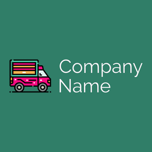 Cargo truck logo on a Genoa background - Automotive & Vehicle