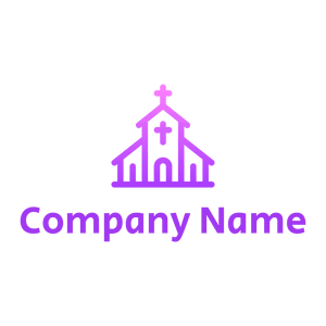 purple Chapel on a White background - Religion et spiritualité